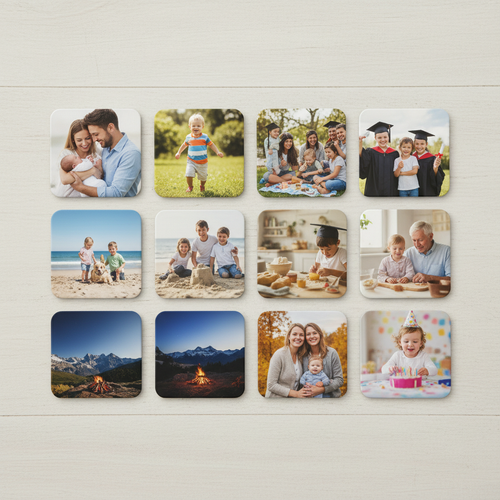 Magnet collection flat lay